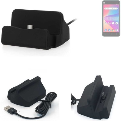 USB typ-C Dockingstation für BLU Studio X10 2022 Ladestation Tisch-Ständer Cha