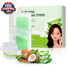 Wax Strips for Face, 40Pcs Waxing Hair Removal, Facial Kit Women with Fa