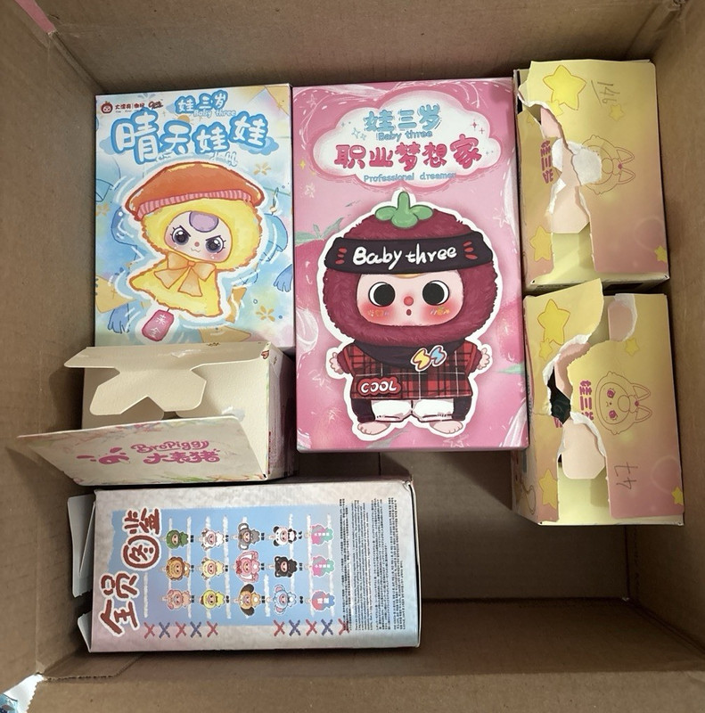 Baby three Mixed Pre Confirmed Collectible Figure Blind Pack/Blind Box Lot