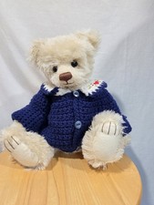 Vintage Sersha Collectibles Mohair Teddy Bear - Artist Serieta Harrell - EUC