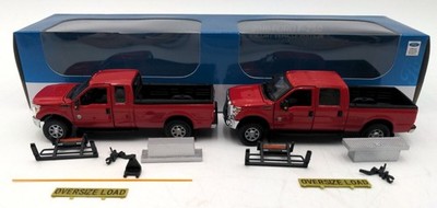 Sword Models SW1300-RC 1:50 Ford F250 Escort Set in Red - 2 Truck Set
