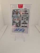 2022 Donruss Optic Contenders Mike McDaniel Auto /50