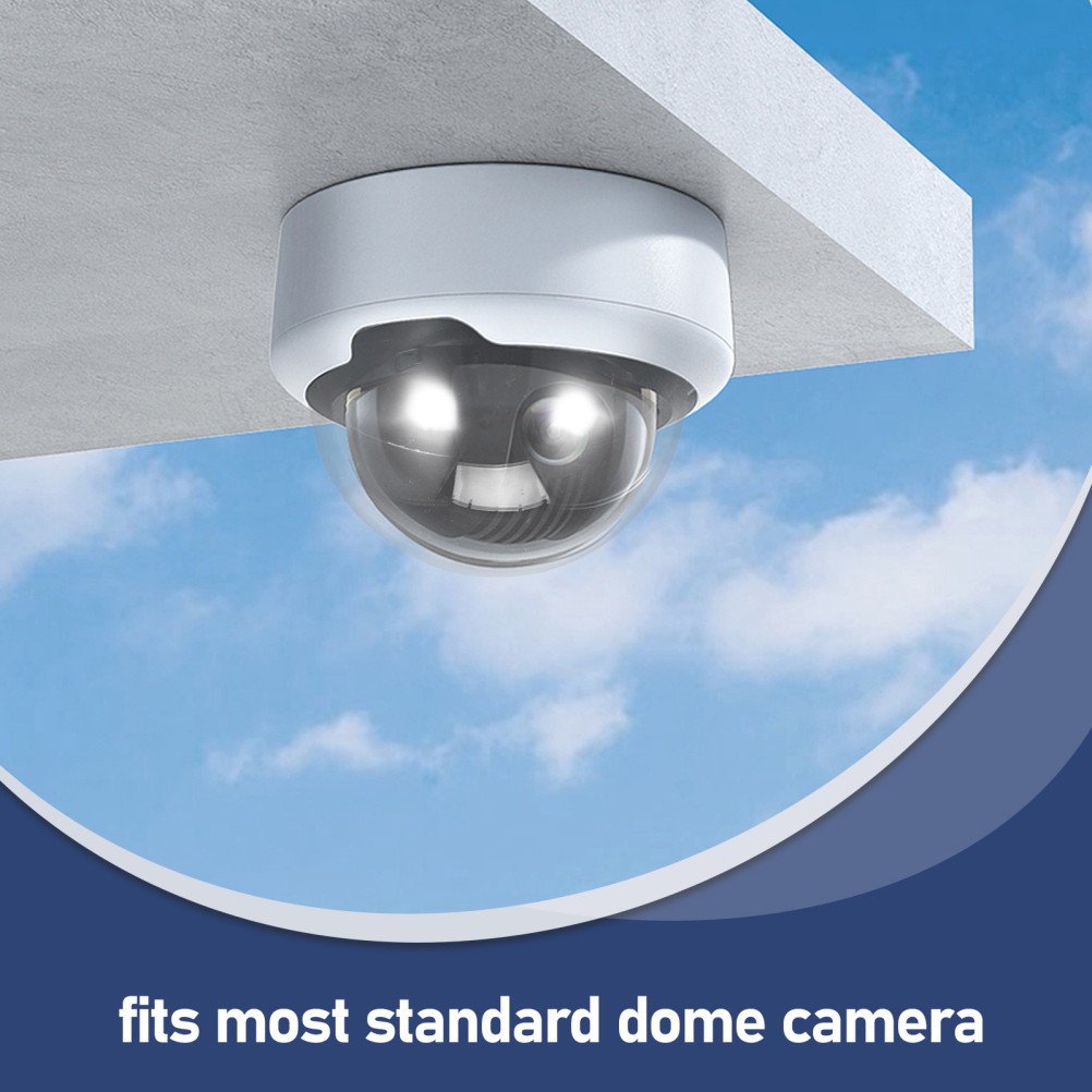  Camera Dome Cover - 3.8in Security Camera Dome Lid Optical Transparent Acrylic