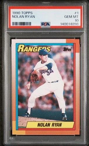 1990 Topps Nolan Ryan #1 PSA 10 GEM MT Texas Rangers HOF