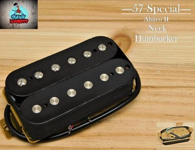 G.M. 57 Special Alnico II Black Humbucker Neck (4-wire)for Gibson Epiphone 