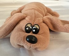 Vintage 1985 Tonka Pound Puppies Mini Pup Newborn Tan 8" Plush Stuffed Animal