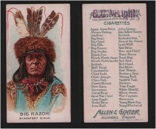 1888 N2 Allen & Ginter #7 Big Razor