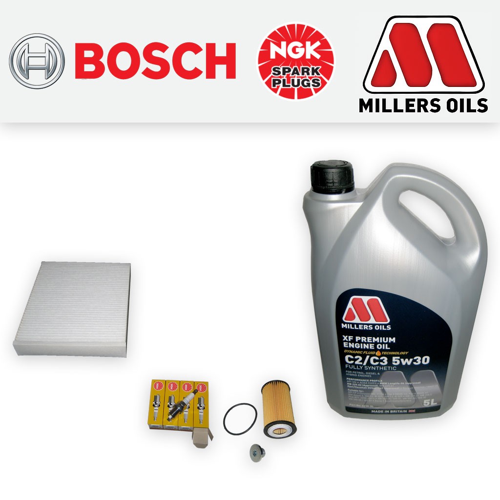 SERVICE KIT for OPEL VAUXHALL ASTRA J MK6 1.6 OIL CABIN FILTERS PLUGS +OIL 09-15