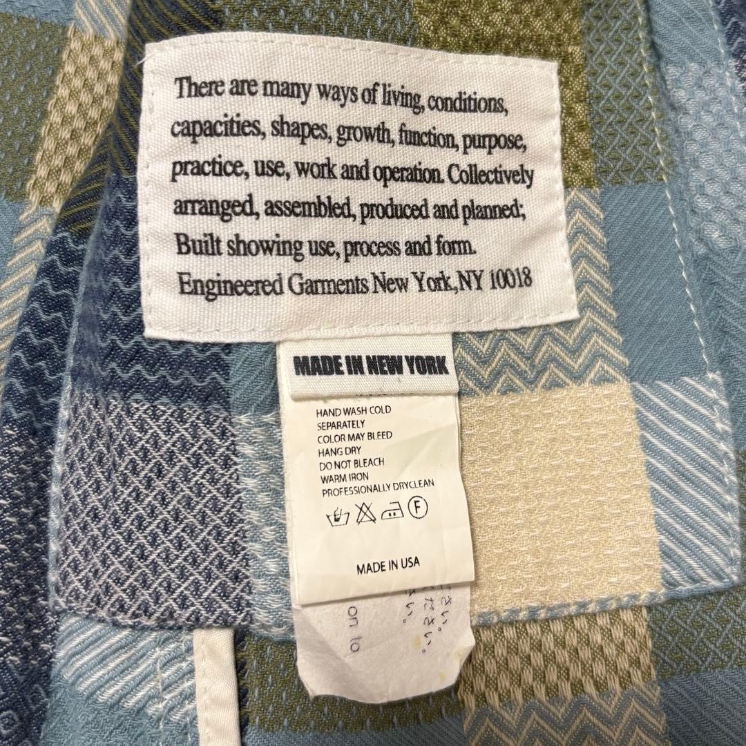 ENGINEERED GARMENTS Check Pattern Cotton Jacket S… - image 14