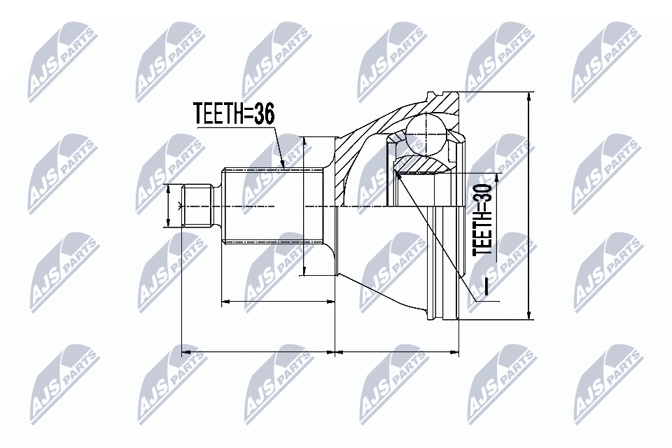 N.T.Y. NPZ-SK-002.NTY Joint Kit, drive shaft for AUDI,SEAT,SKODA,VW