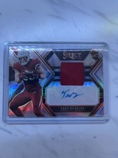 Panini Select Rookie Auto Patch Trey McBride /199 Arizona Cardinals