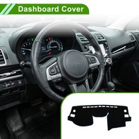 FüR Subaru Forester 2014-2018 Dash Cover Polyester Schwarz Rand 1 StüCk