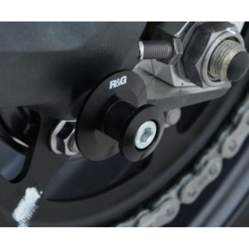 Diabolos R&G RACING M8 x 1.25 noir pour béquille d'atelier moto