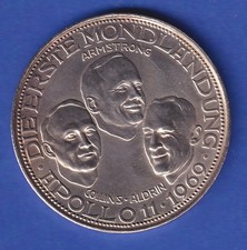 Silbermedaille Erste Mondlandung 1969 Crew der Apollo 11 