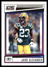 Jaire Alexander 2022 Score #100 Packers NFL READ FREE SHIPPING AutographDen