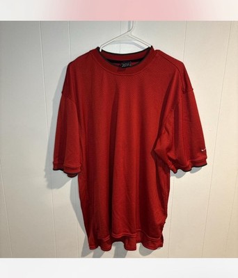 Vintage Nike Alpha Project Red Short Sleeve Jersey Size Large