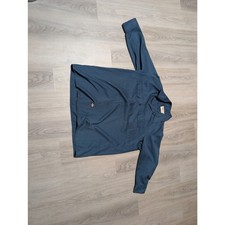 Vintage Dickies Made in USA Button Down Work Shirt Dark Navy Mens 2XL