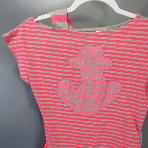 Harajuku Mini For Target Dress Striped Ruffle Hem Anchor Girls L 10-12 - Picture 2 of 7
