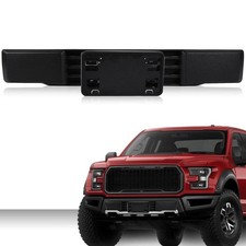 Front Bumper License Plate Bracket Grille Trim Fascia Cover Ford F150 2015-2017