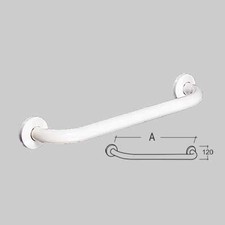 CORRIMANO LINEARE PREVERNICIATO BIANCO A 150 cm 3 fissaggi Articoli Disabili