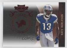 2010 Panini Plates & Patches 61/499 Nate Burleson #33 6s3