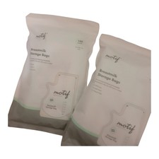 Motif Medical Breastmilk 8 oz Single Use Storage Bags BPA Free 2-- 100 count Pks