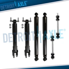 Front & Rear Shocks Sway Bars Kit for 2011 - 2019 Silverado Sierra 2500 3500 HD