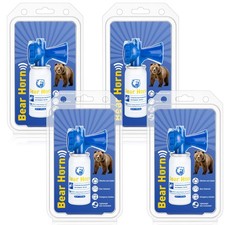 4 Pack 1.4oz Bear Horn Self Defense Loud Air Horn for Wild Animals 120dB Heard