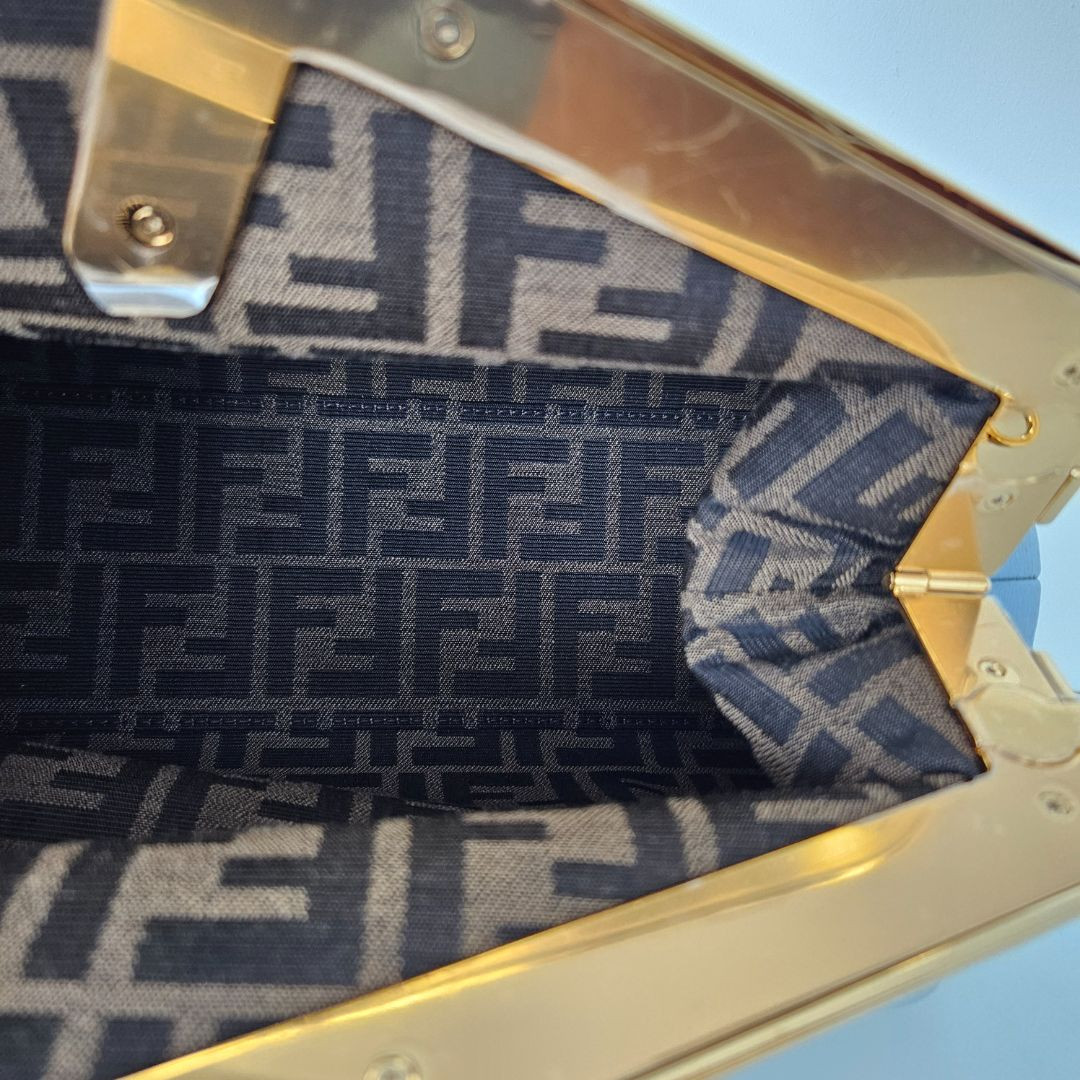 23FW【FENDI】フェンディ ファースト S ブルー インターレース 23FW【FENDI】フェンディ ファースト S ブルー インターレース