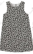 GYMBOREE TRES FABULOUS LEOPARD SKIN PRINT CORDUROY JUMPER DRESS 5 New