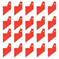 WinSpin 20 Pcs Prize Wheel Red Pointer Replacement Part Triangle for Trade Show