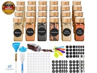 GewüRzgläSer 24Er Set, GewüRzgläSer Eckig Mit Streueinsatz,120Ml GewüRzdosen Mit