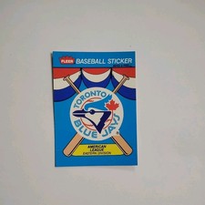Toronto Blue Jays 1989 Fleer Team Sticker Logo Baseball Card MLB