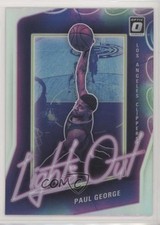 2020-21 Panini Donruss Optic Lights Out Holo Prizm Paul George #15 0o6v