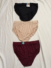 NEW VANITY FAIR Brief Radiant 360 Comfort Underwear 3 Pair Panty Size 5XLARGE