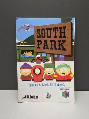 SOUTH PARK NINTENDO 64 N64 PAL/NOE ANLEITUNG HANDBUCH MANUAL BOOK INSERT