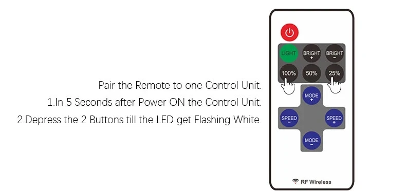 DC12V-24V 30A LED dimming Controller 11-Key RF Wireless Remote Control 5050 3528 - Image 2 of 4