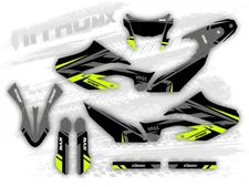 Graphics for Yamaha WR 125R 155R 2009 2010 2011 2012 2013 2014 2015 2016 2017 FLUO