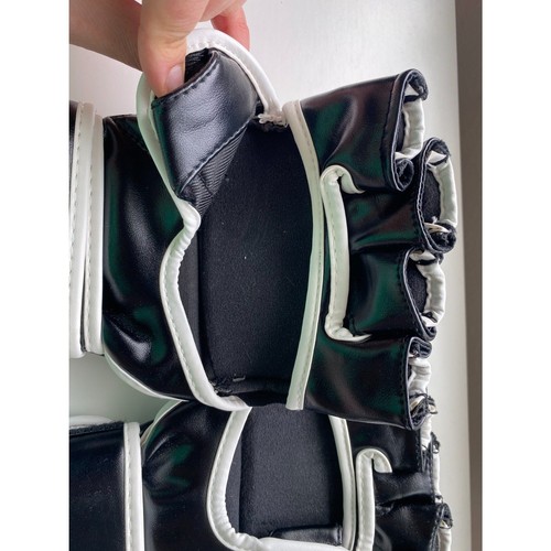 MMA Gloves Martial Arts Grappling Sparring Punch Bag UFC BoxingHalf Mints Size L - 第 5/8 張圖片