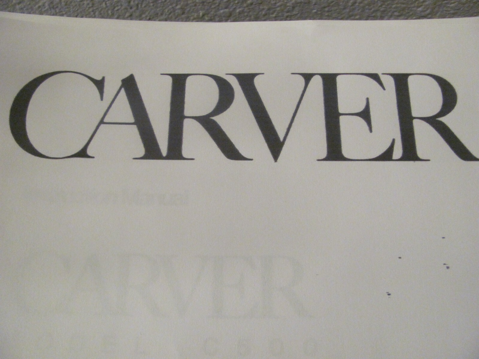 Carver LIGHTSTAR-REFERENCE vintage audio equipment - eBay listing photo 3