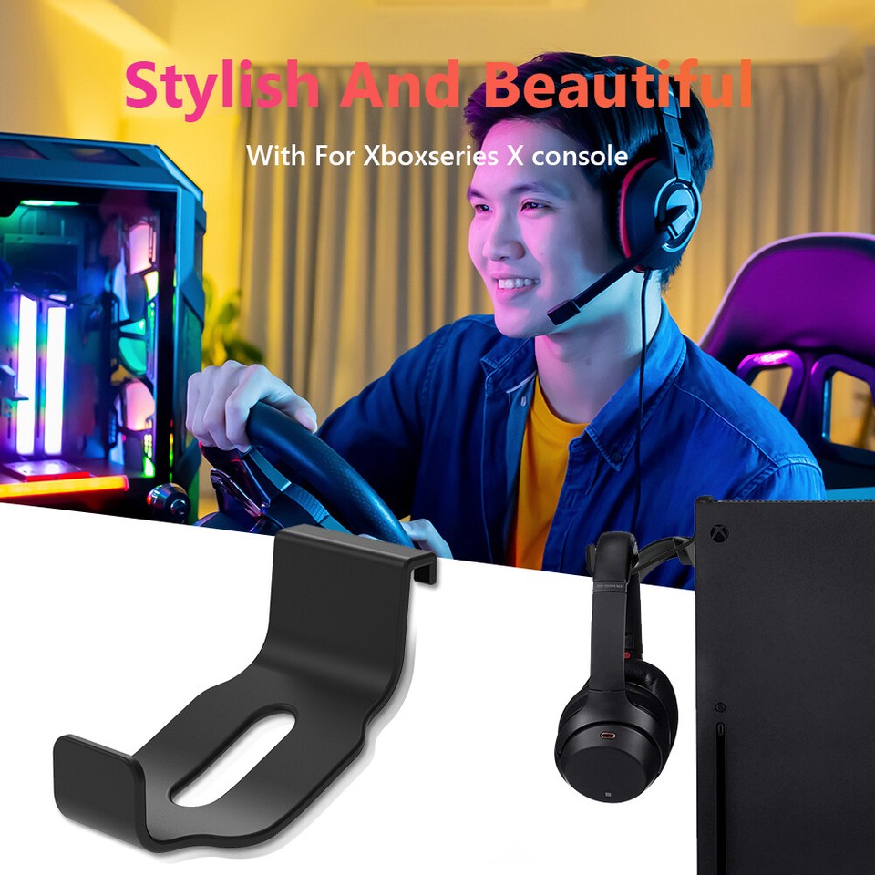 2x Headphone Holder Controller Hanger for PS5 Xbox Series X Console