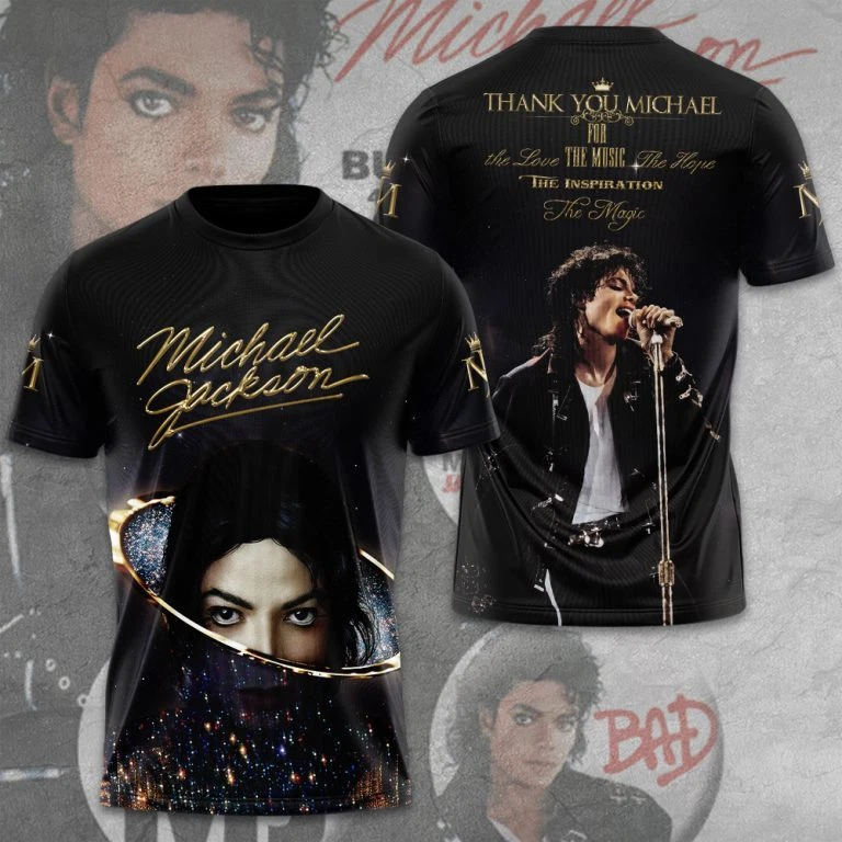 Michael Jackson 3D T-Shirt gift for fans