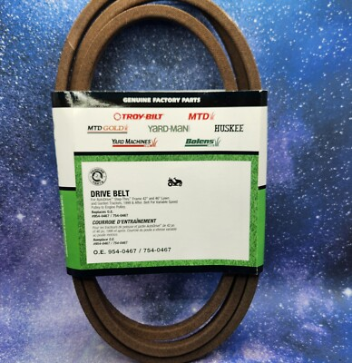 #ad Genuine Drive Belt OEM 754 0467 954 0467 Troy Built MTD Huskee FAST SHIPPING C $38.00