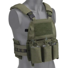 WST V5 FCPC Tactical Plate Carrier Assult Cummerbund Tactical Vest Front Airsoft