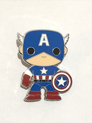 Disney Pin & Loungefly Disney Marvel Avengers Funko - Captain America Mini #J1