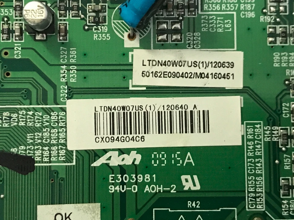 120640, RSAG7.820.1525/ROH, LTDN40W07US, LTA400HA07, 40LC45S57, 40LC45S, MAIN PC - Image 2 of 4