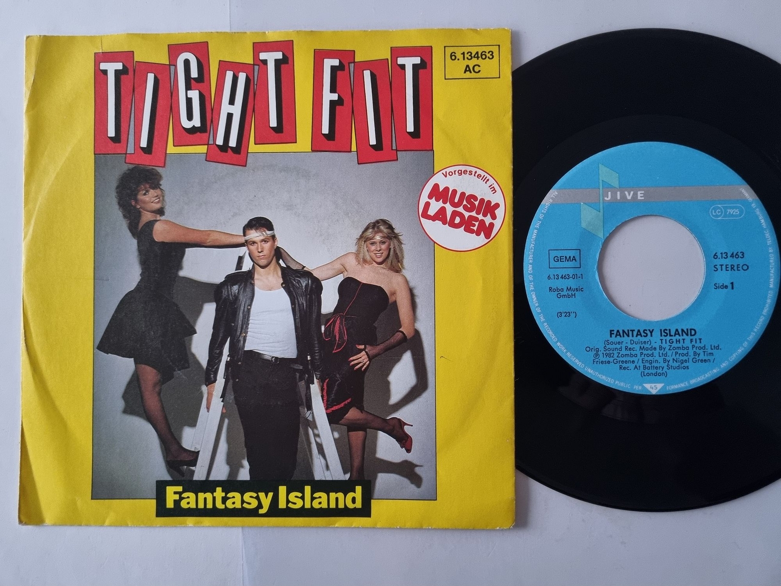 Tight Fit - Fantasy island 7'' Vinyl Germany