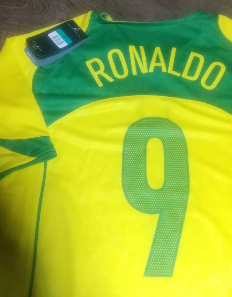 Nike ブラジル代表 Ronaldo 9 XL Ronaldo 9 XL 2004 BRAZIL FOOTBALL JERSEY CAMISA BRASIL