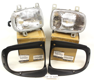 MAZDA GENUINE RX-7 RX7 FD3S Headlights & Bezel Rh&Lh 2-SET Lamp 