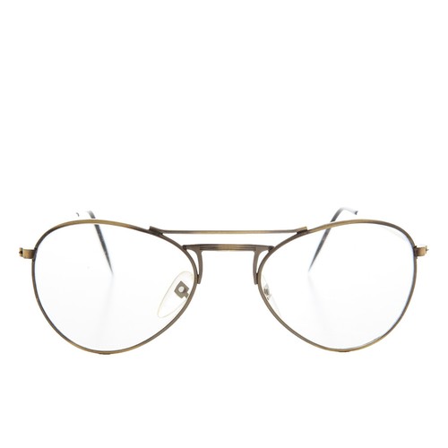 Vintage BCG Military Surplus Eyeglass Frames – Retro Square Brown Plastic, 48-24 Size 3 thumbnail image